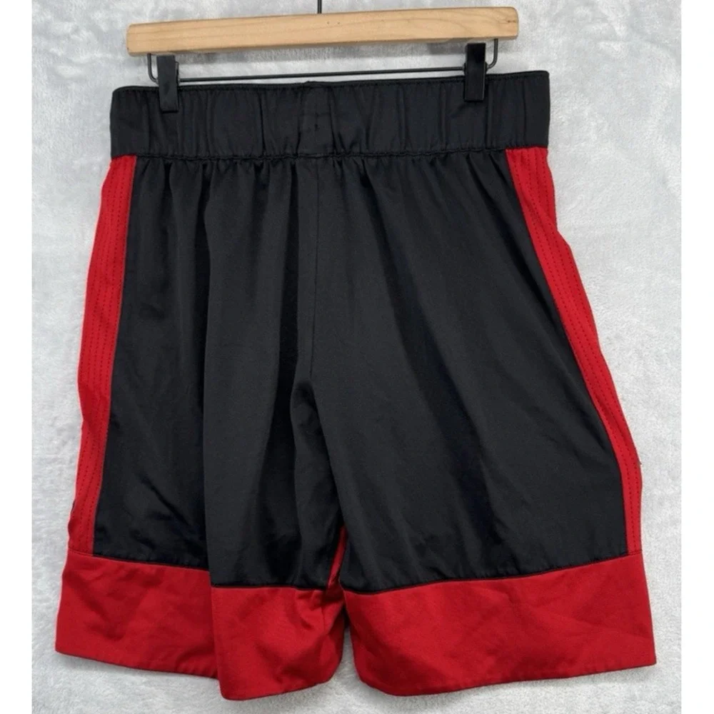 Adidas Louisville Cardinals Basketball Team Issued Game Shorts Red Black XL +2